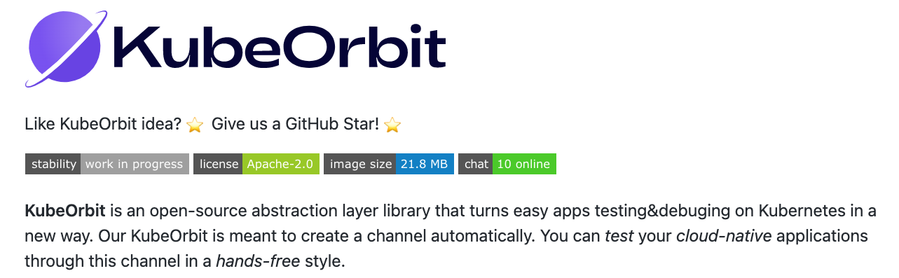 KubeOrbit is open source on GitHub